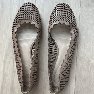 Chloe ballet flats perforated